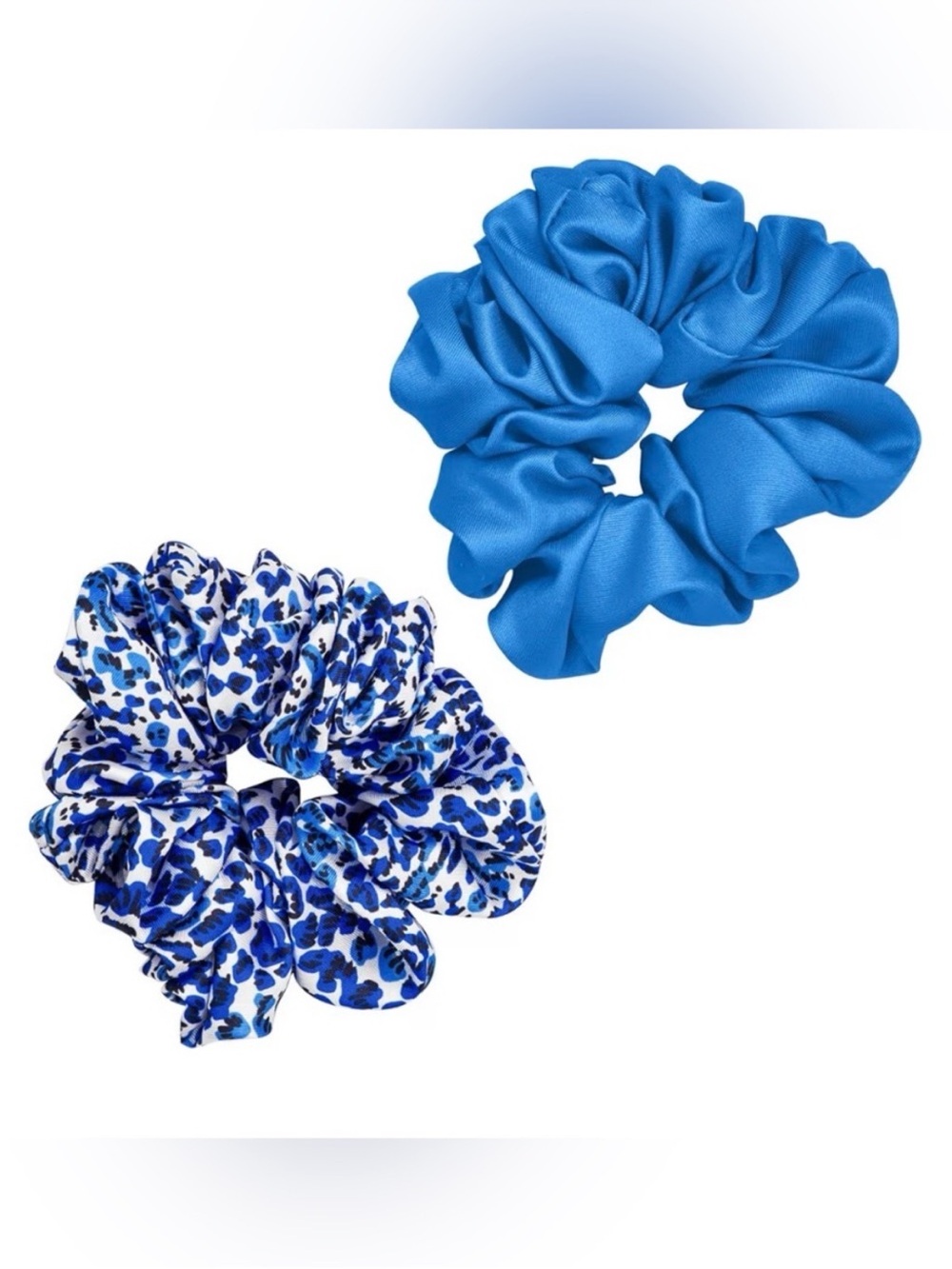 NWT Lilly Pulitzer Scrunchie Set in Twisted Up/Abaco Blue